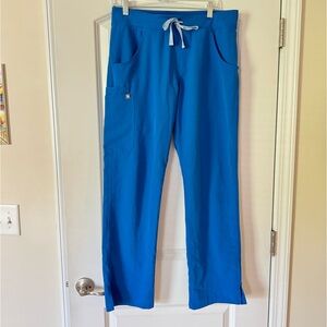 Figs Royal Blue Kade Cargo Scrub Pants